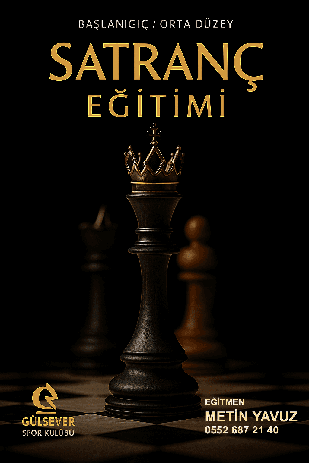 Satranç Kursu: Başlangıç ve Orta Düzey